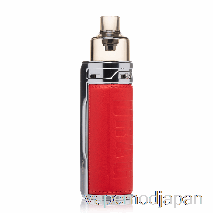 VAPE ジャパン ブープー ドラッグ S 60W ポッド MOD キット シルバー レッド